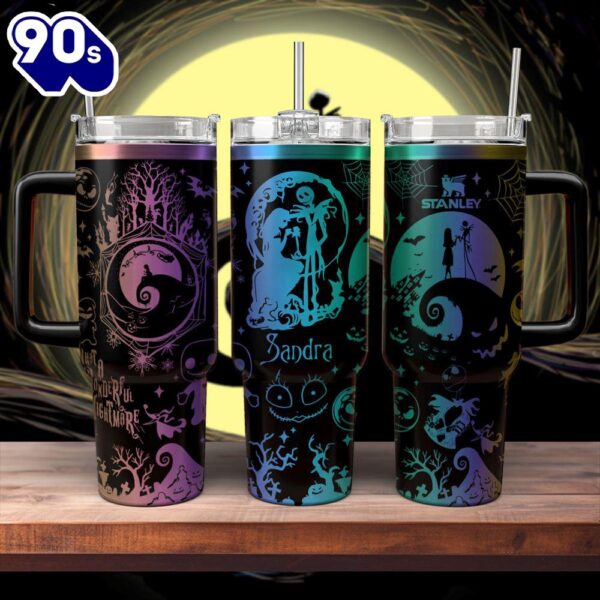 The Nightmare Before Christmas Movies Custom Stanley Cup 40 Oz Tumbler With Handle 30