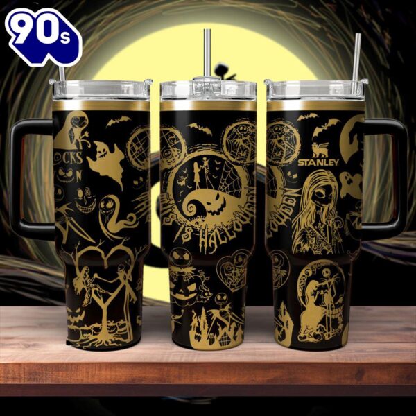 The Nightmare Before Christmas Movies Custom Stanley Cup 40 Oz Tumbler With Handle 31