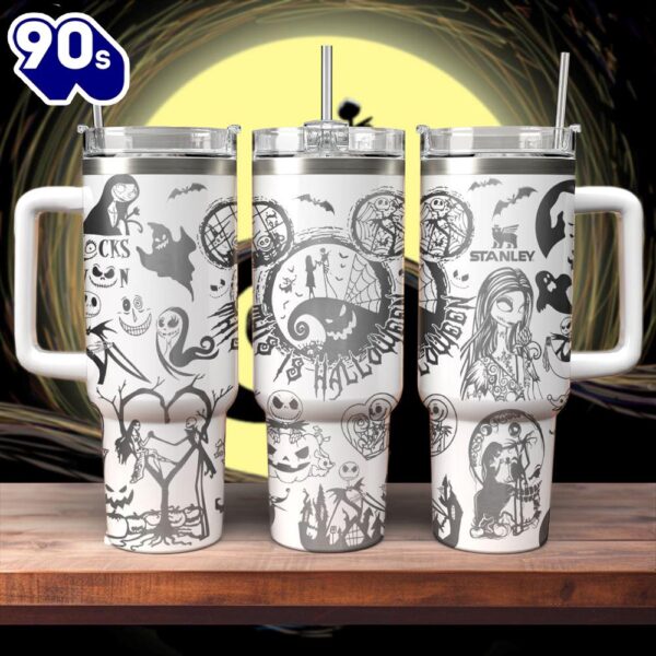 The Nightmare Before Christmas Movies Custom Stanley Cup 40 Oz Tumbler With Handle 34