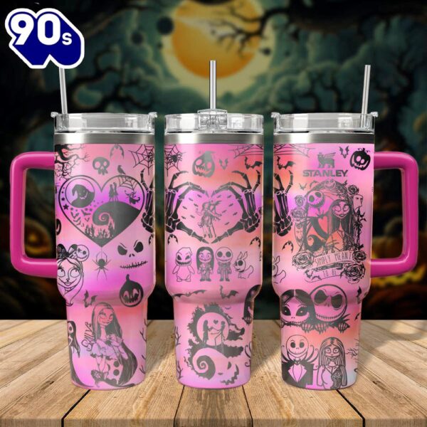 The Nightmare Before Christmas Movies Custom Stanley Cup 40 Oz Tumbler