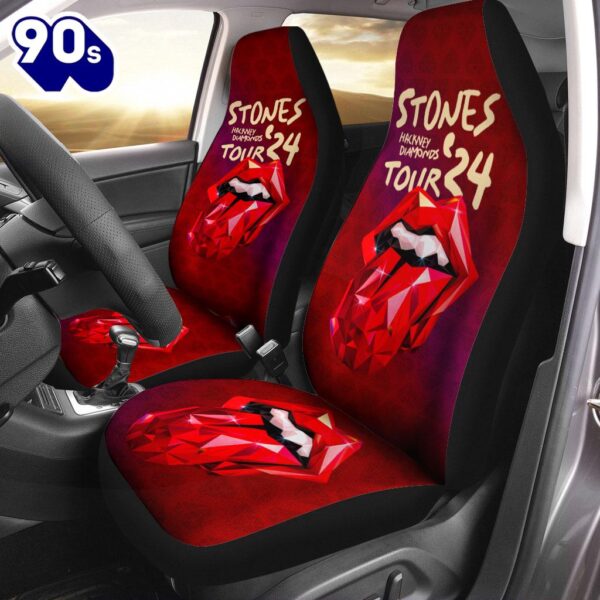 The Rolling Stones 2PCS Car Seat Cover Decor Car