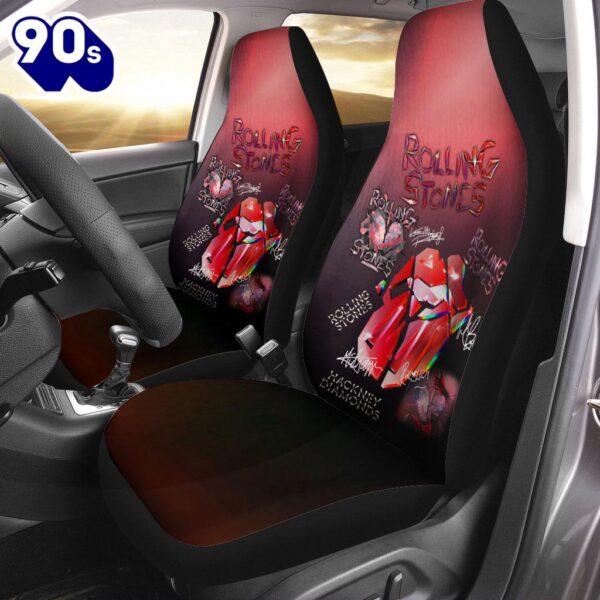 The Rolling Stones 2PCS Car Seat Cover For Fans