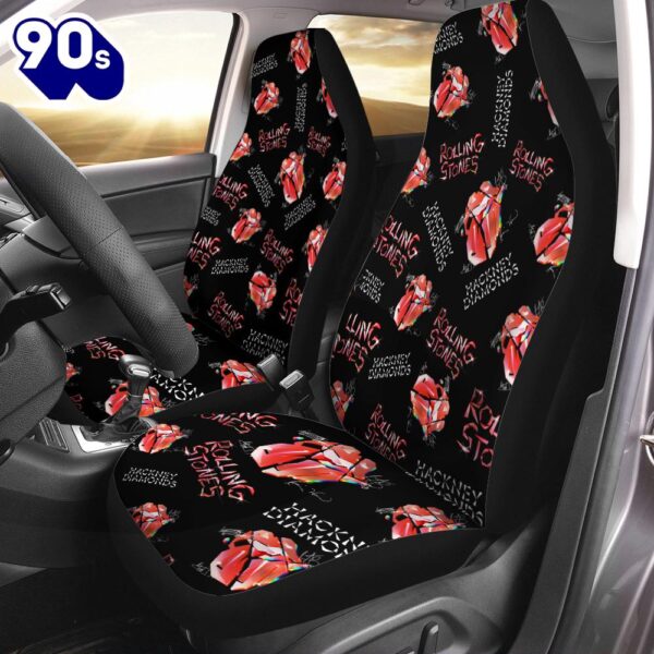 The Rolling Stones 2PCS Car Seat Cover For Man And Women