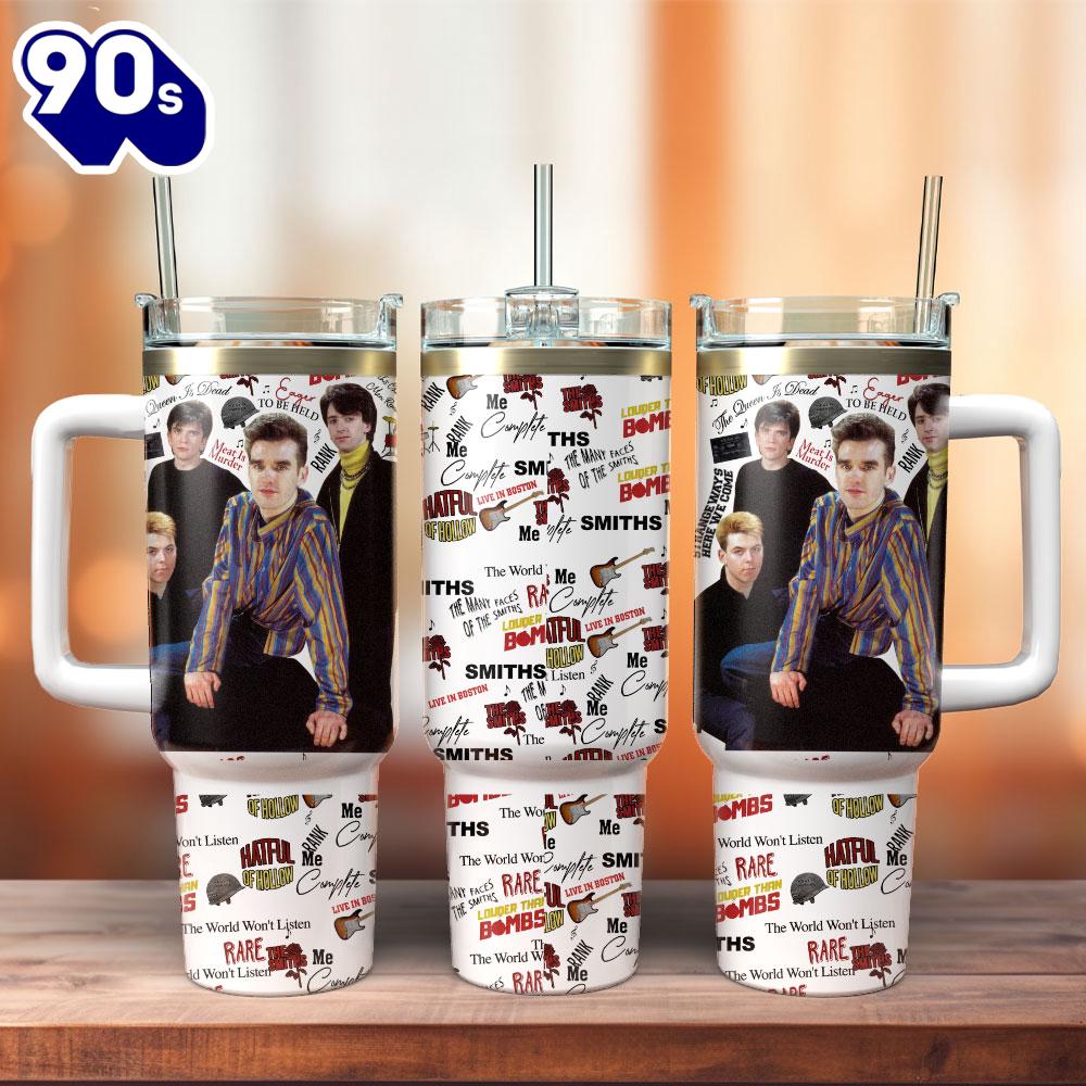 The Smiths Band Music Custom Stanley Quencher 40oz Stainless Steel Tumbler For Fans The Smiths Band Music Custom Stanley Quencher 40oz Stainless Steel Tumbler For Fans