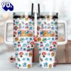 The Smurfs Cartoon Custom Stanley Quencher 40oz Stainless Steel Tumbler  For Fans