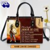 The Sword Of The Spirit Personalized Christian Leather Bag For Women , Christian Bags  Gift For Women Christmas