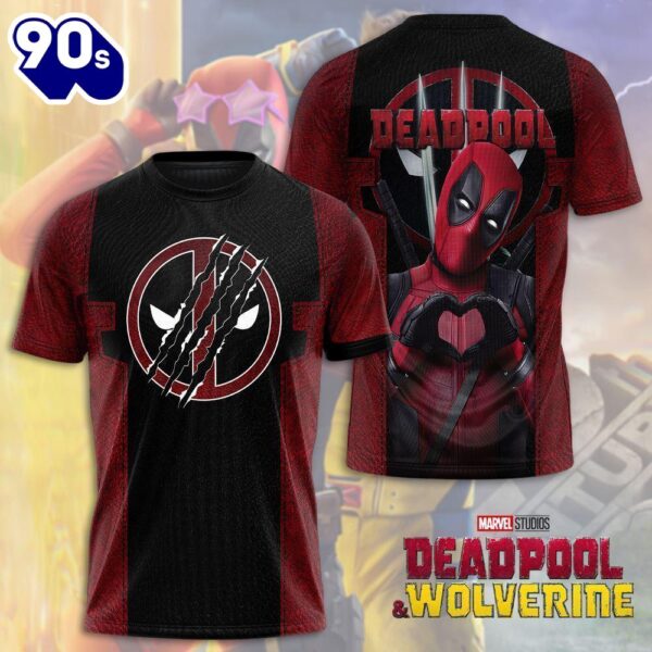 The X-Booty Era Funny Deadpool x Wolverine 3D Shirt  For Fans