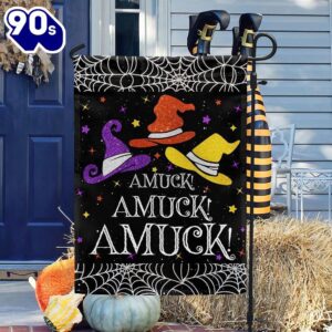 Halloween Three Witches Halloween Flag,…