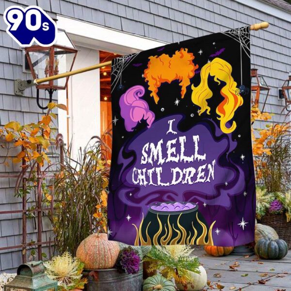 Halloween  Three Witches Halloween I Smell Children, Halloween Garden Flags