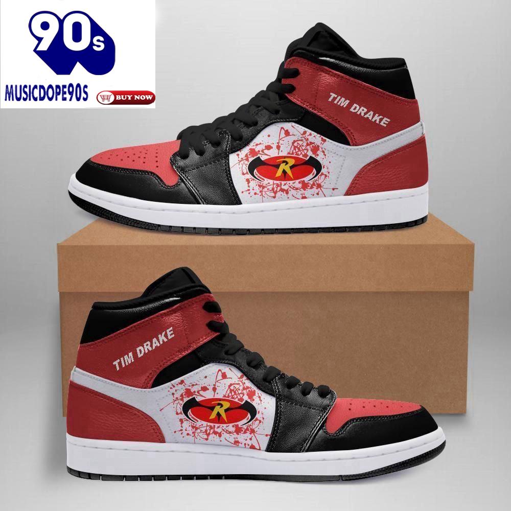 Tim Drake Dc Comics Air Jordan Sneakers Team Custom Design Shoes Sport Eachstep Gift For Men Women Tim Drake Dc Comics Air Jordan Sneakers Team Custom Design Shoes Sport Eachstep Gift For Men Women