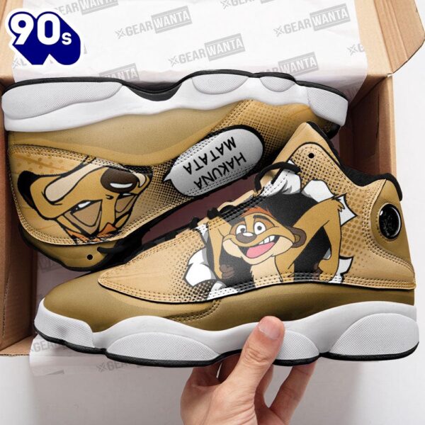 Timon Air Jordan 13 Sneakers Custom Comic Style Shoes