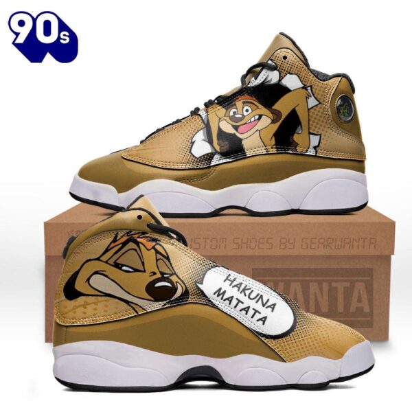 Timon Air Jordan 13 Sneakers Custom Comic Style Shoes