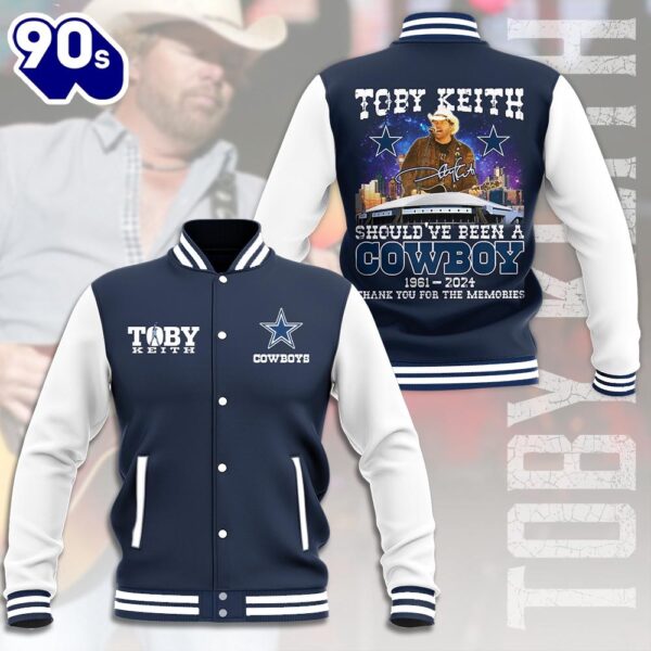 Toby Keith x Dallas Cowboys Varsity Jacket For Fans