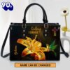 Today I Choose Joy Beautiful Personalized Cross Leather Bag For Women , Christian Bags  Gift For Women Christmas