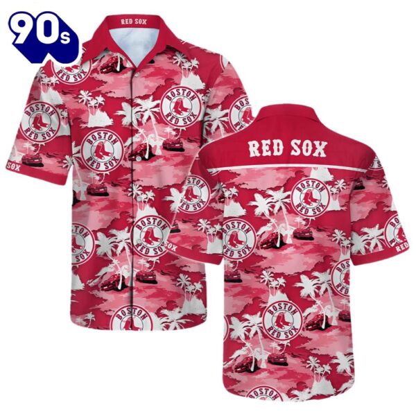 Tommy Bahama Red Sox Best Sale Hawaiian Button Up Shirts