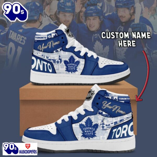 Toronto Maple Leafs Air Jordan 1 Shoes