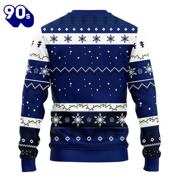 Toronto Maple Leafs Hohoho Mickey Christmas Ugly Sweater  Gift Christmas