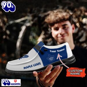 Toronto Maple Leafs NHL Hey Dude Shoes Custom Name Perfect Gift