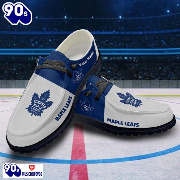 Toronto Maple Leafs NHL Hey Dude Shoes Custom Name Perfect Gift