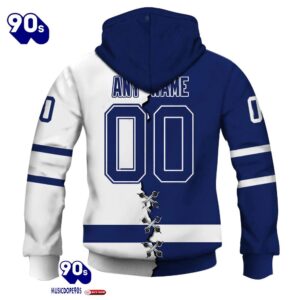 Toronto Maple Leafs Personalized NHL Mix Jersey Hoodie Set