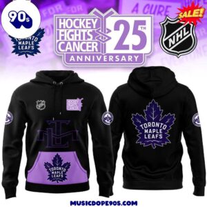 Toronto Maple Leafs x Hockey Fight Cancer 2024 Hoodie