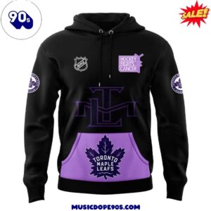 Toronto Maple Leafs x Hockey Fight Cancer 2024 Hoodie