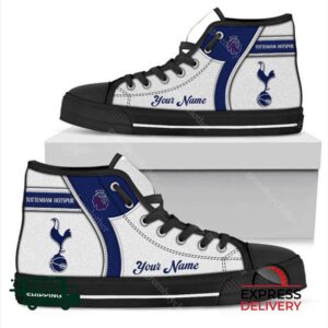 Tottenham Hotspur F.C Personalzied High Top Canvas Shoes