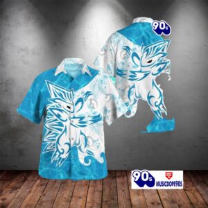 Tribal Style Pokemon Alolan Sandslash Design Hawaiian Shirt