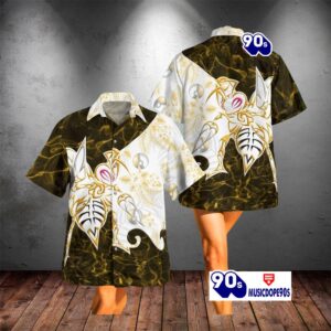 Tribal Style Pokemon Beedrill Design Hawaiian Shirt