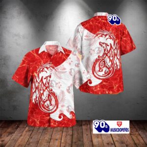 Tribal Style Pokemon Charizard V2 Design Hawaiian Shirt
