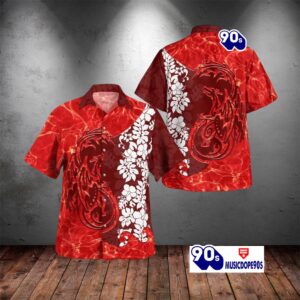 Tribal Style Pokemon Charizard Ver 3 Design Hawaiian Shirt