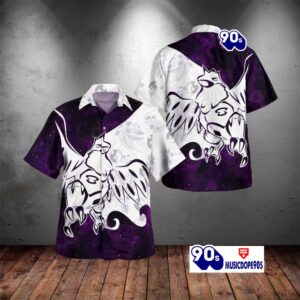 Tribal Style Pokemon Corviknight Design Hawaiian Shirt