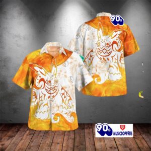 Tribal Style Pokemon Darmanitan Ver 2 Design Hawaiian Shirt