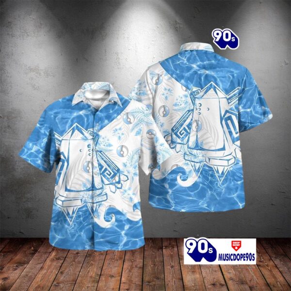 Tribal Style Pokemon Regice Design Hawaiian Shirt