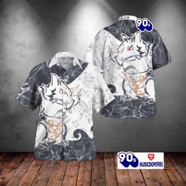 Tribal Style Pokemon Rhydon Design Hawaiian Shirt