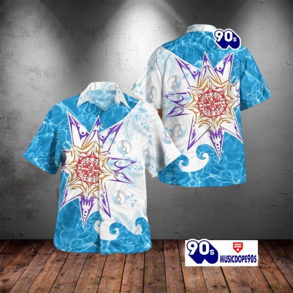 Tribal Style Pokemon Starmie Design Hawaiian Shirt