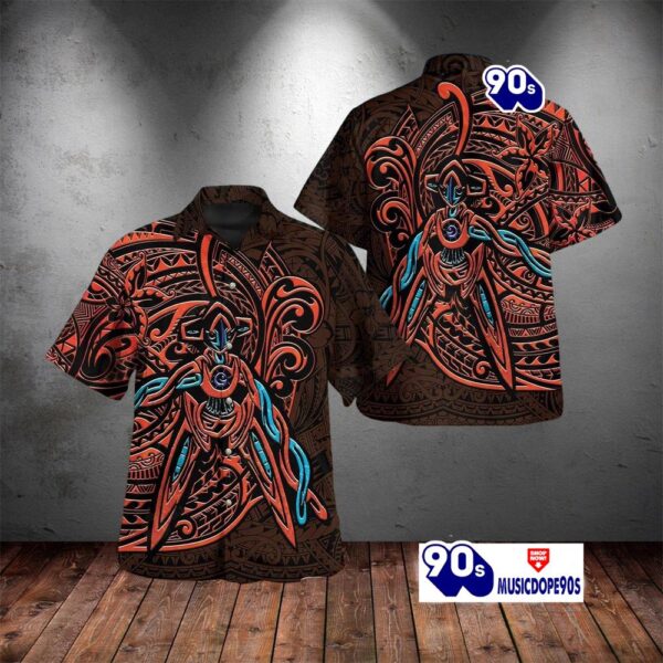 Tribal Style Pokemon Venusaur Design Hawaiian Shirt