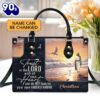 Trust In The Lord Custom Name Leather Handbags For Women, Christian Bags  Gift For Women Christmas