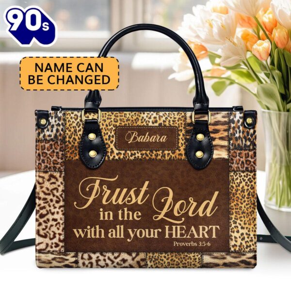 Trust In The Lord With All Your Heart Proverbs 35, Christian Bags  Gift For Women Christmas