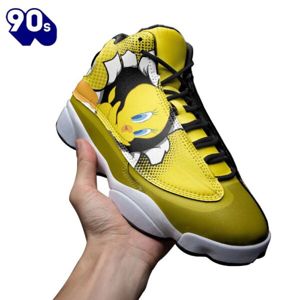 Tweety Air Jordan 13 Sneakers Custom Comic Style Shoes