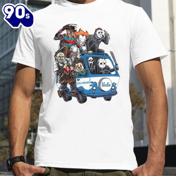 Ucla Bruins Horror Movies Characters Bus Halloween 2024 T-Shirts