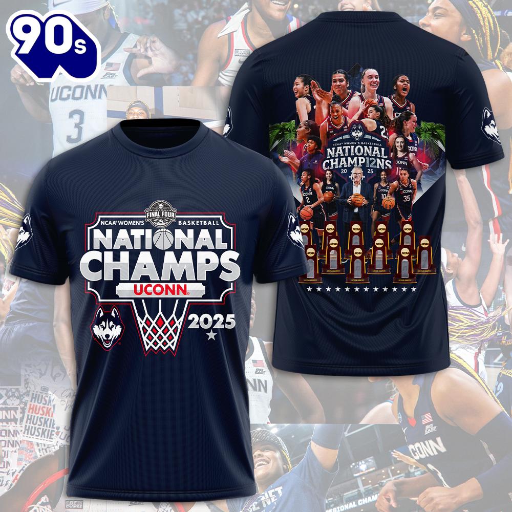 UConn Huskies Women's Basketball 3D Apparel For Man And Women UConn Huskies Women's Basketball 3D Apparel For Man And Women