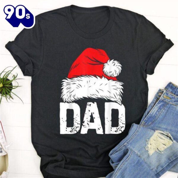 Ugly Christmas T Shirt, Dad Santa Christmas Family Matching Pajamas Papa Xmas Gifts T Shirt