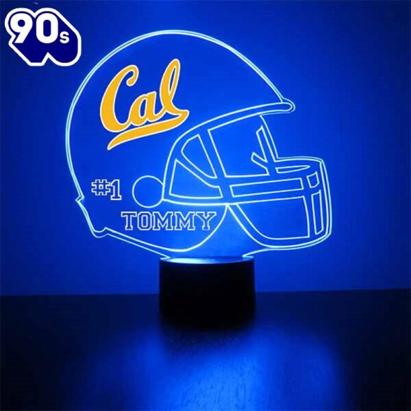 University Of California Football Helmet Led Light Sports Fan Lamp Custom Light Gift Christmas