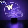 University Of Washington Football Helmet Led Sports Fan Lamp Custom Light Gift Christmas