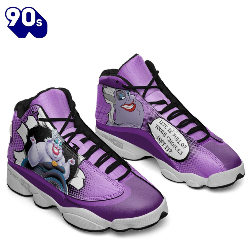 Ursula Air Jordan 13 Sneakers Custom Comic Style Shoes Ursula Air Jordan 13 Sneakers Custom Comic Style Shoes
