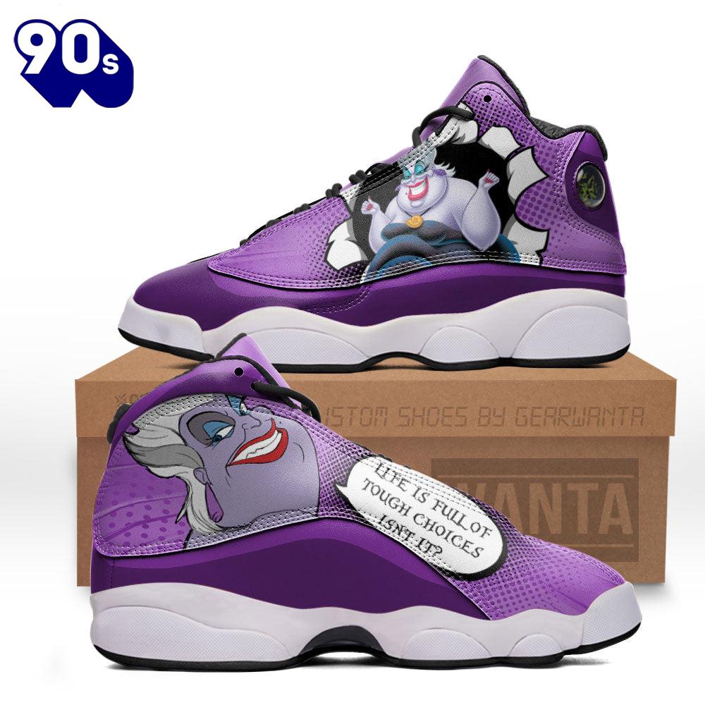 Ursula Air Jordan 13 Sneakers Custom Comic Style Shoes Ursula Air Jordan 13 Sneakers Custom Comic Style Shoes