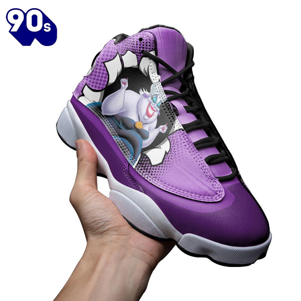 Ursula Air Jordan 13 Sneakers Custom Comic Style Shoes Ursula Air Jordan 13 Sneakers Custom Comic Style Shoes
