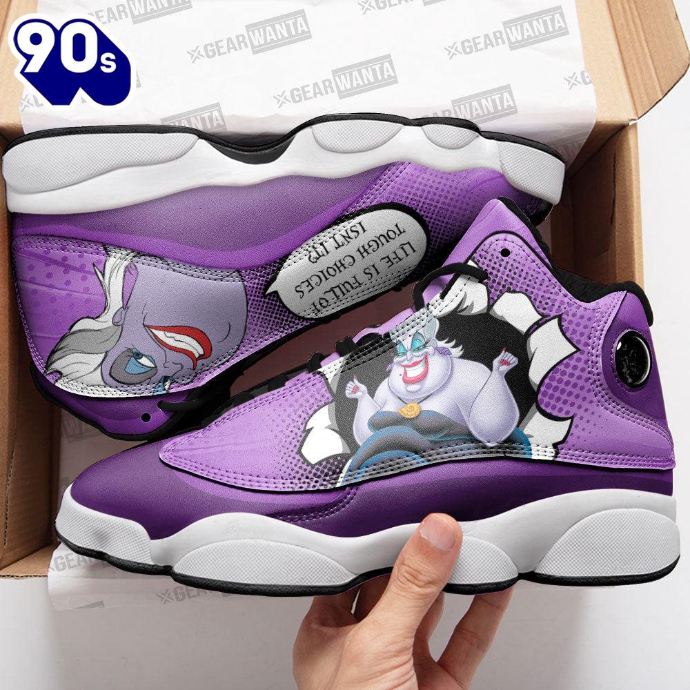 Ursula Air Jordan 13 Sneakers Custom Comic Style Shoes Ursula Air Jordan 13 Sneakers Custom Comic Style Shoes