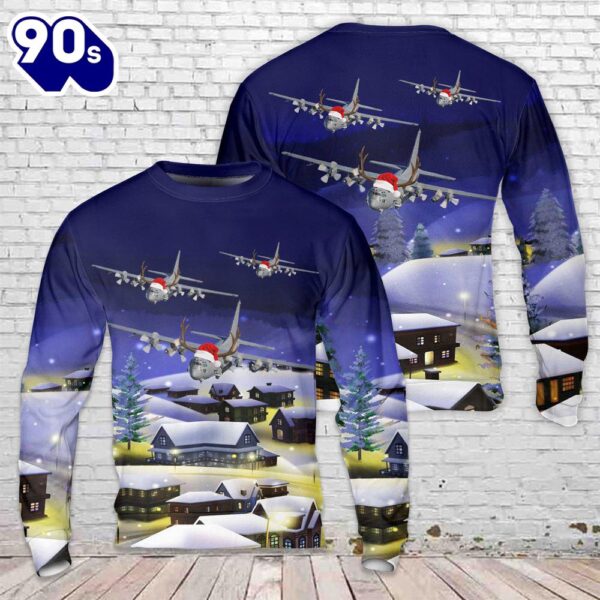 US Air Force Lockheed AC-130 Christmas Sweater